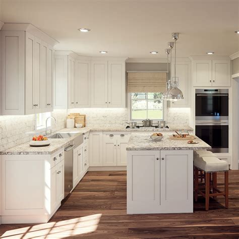 white shaker cabinets website